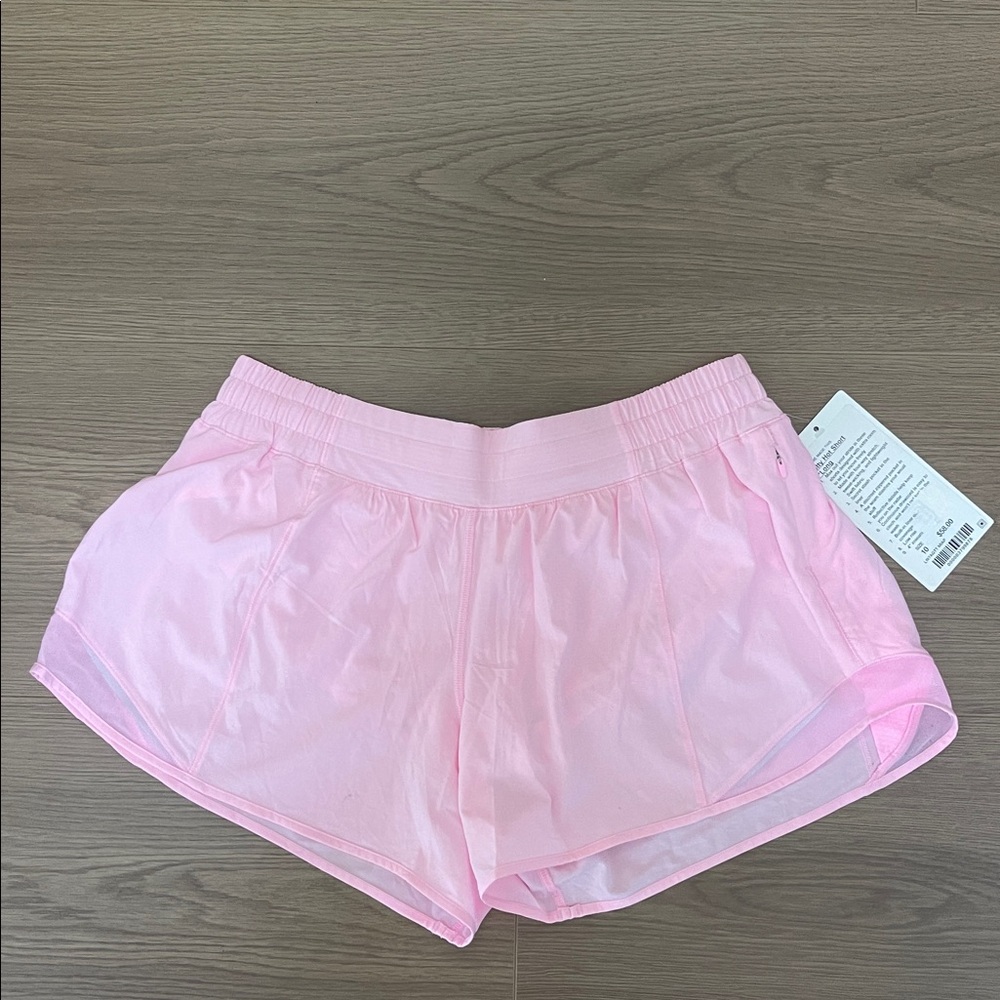 Rare NWT Lululemon Hotty Hot Short II *Long 4” – Miami Pink Sz 10
